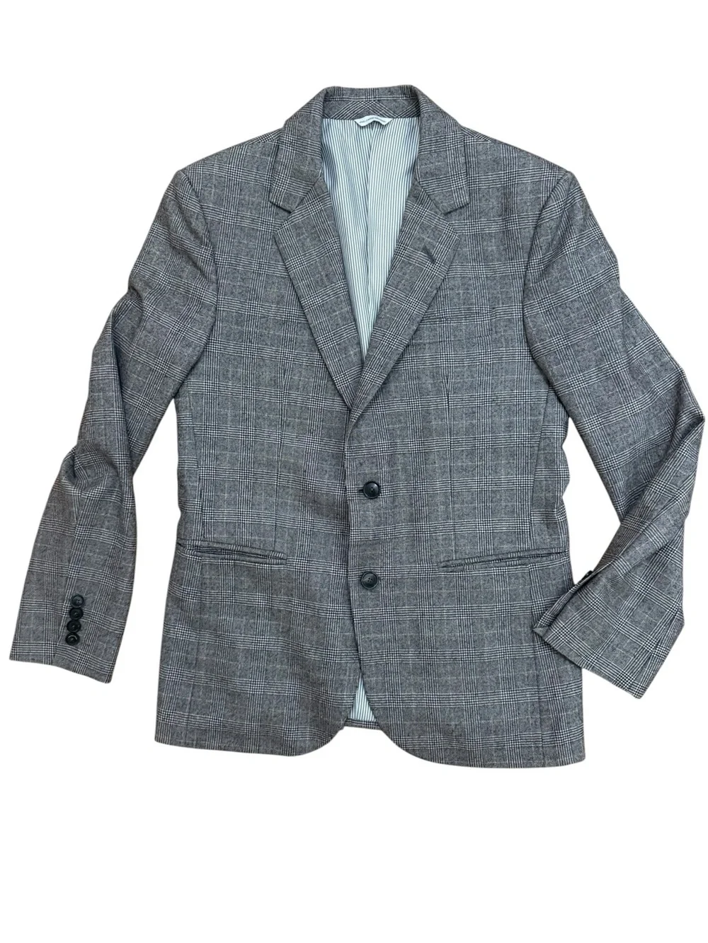 Men's Grey Glen Plaid Sport Coat - Refined Tailored Blazer